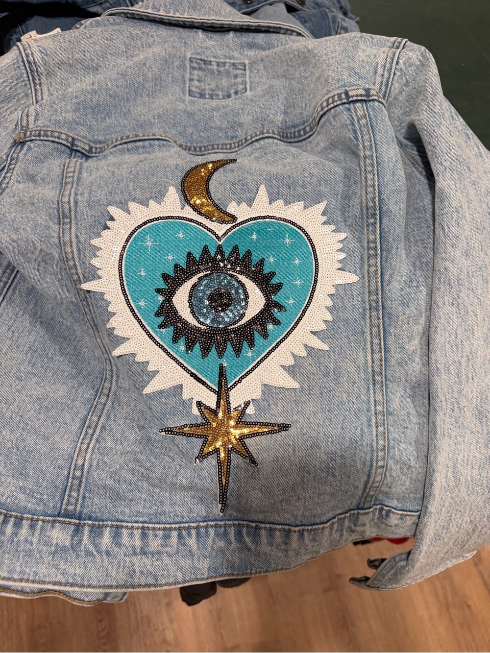 Abercrombie & Fitch Light Wash Denim Jacket
